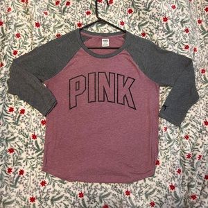 pink and grey long sleeve from pink !
